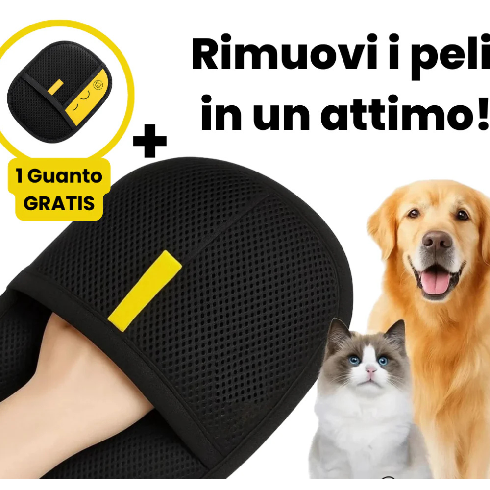 Guanto Rimozione Peli per Animali