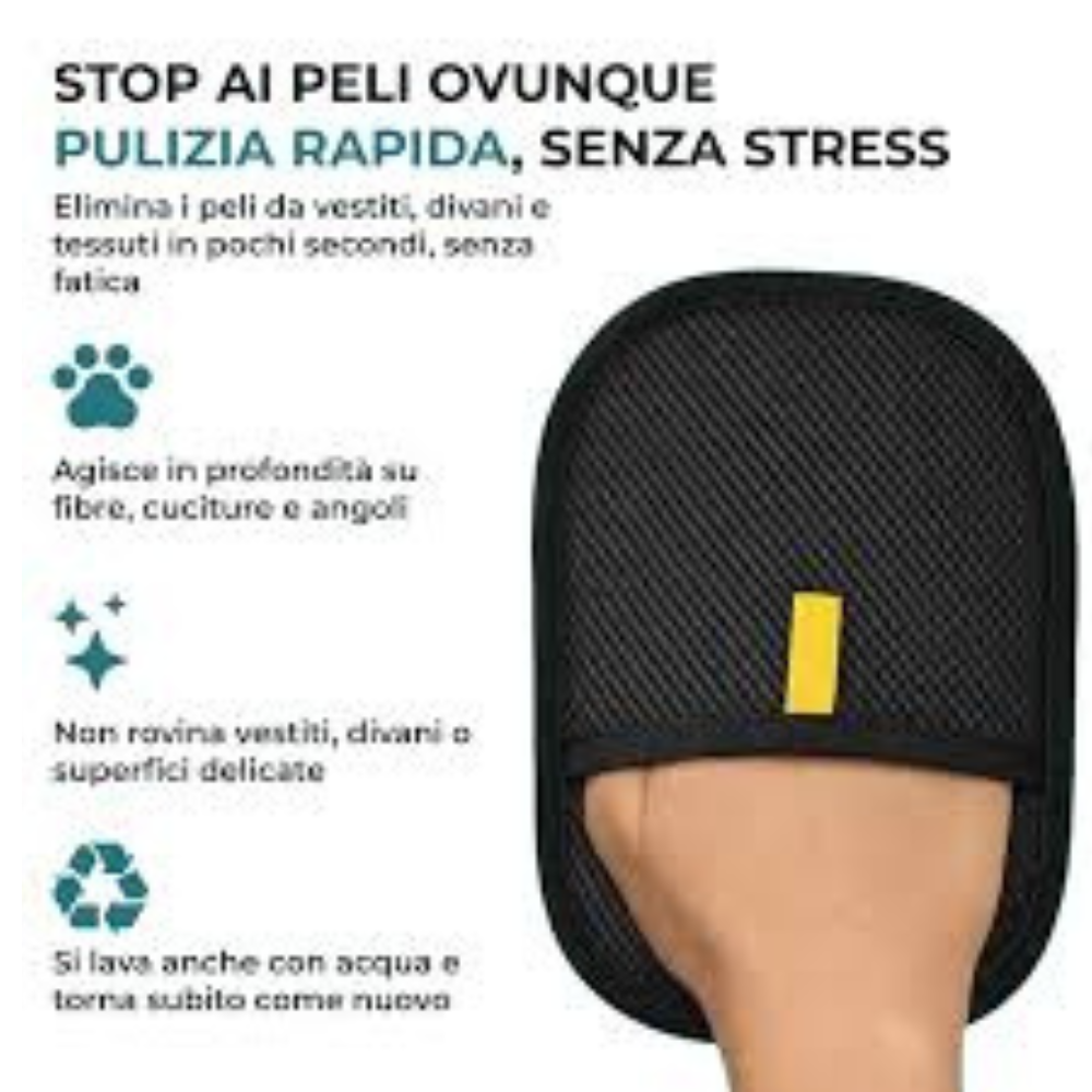 Guanto Rimozione Peli per Animali